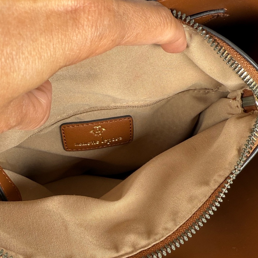 Nanette Lepore Colleen Smooth Triple Section Bucket Bag - Picture 9 of 16